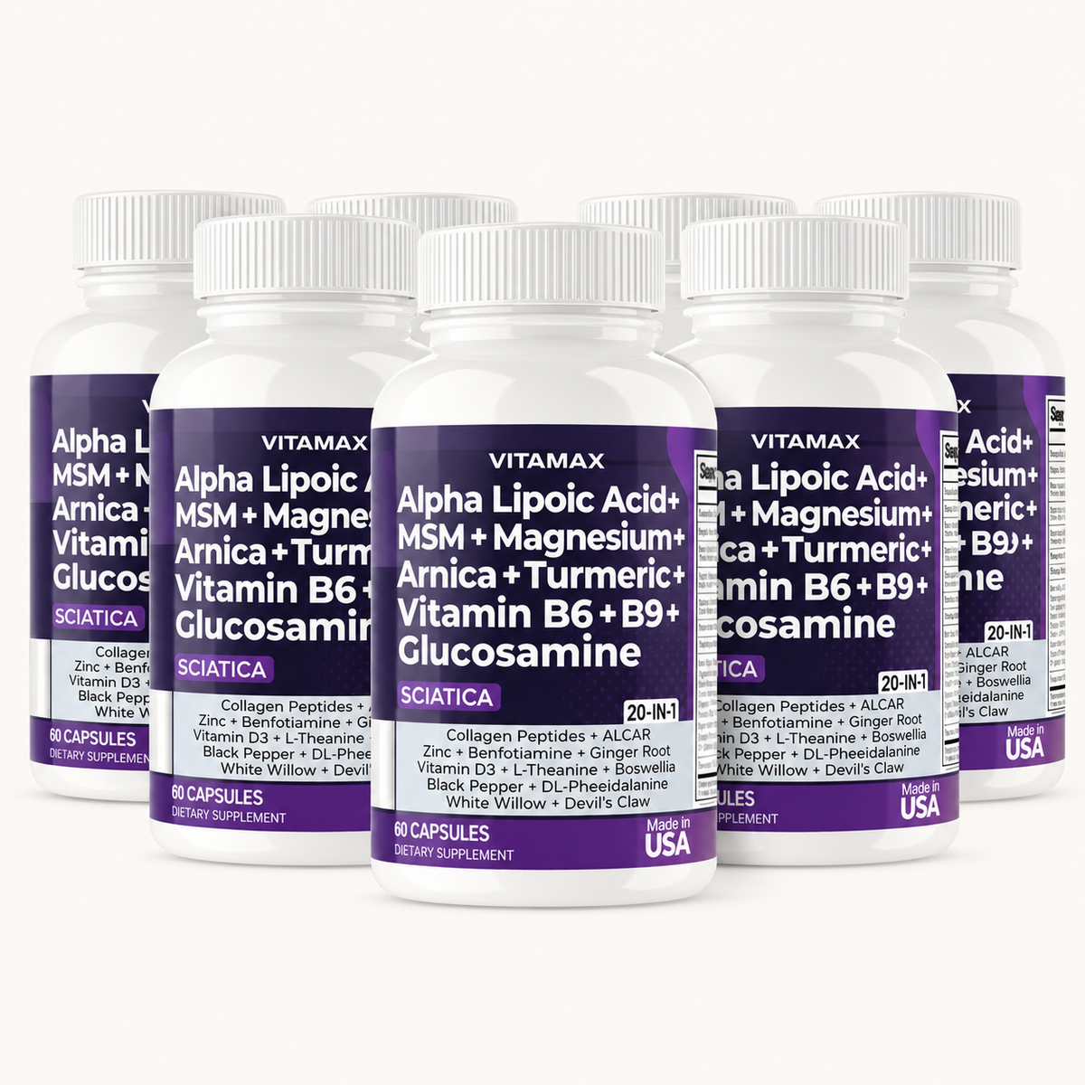 VITAMAX Sciatic Nerve Support | 20-IN-1 Daily Formula